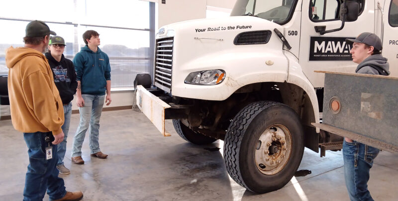 Kenmare seniors earn CDL experience at Minot academy